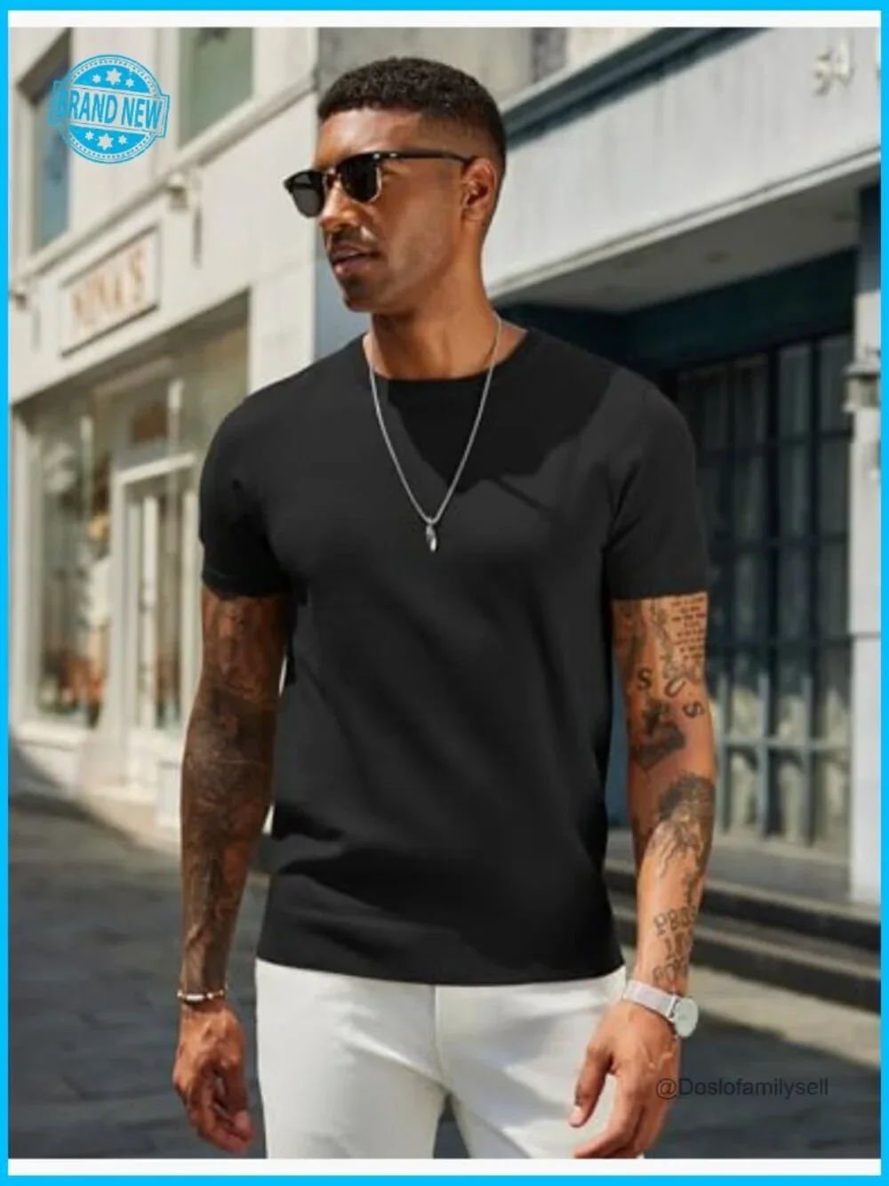 Classic Knit Crewneck Pullover Sweater Stretchy Breathable Casual Business Wear